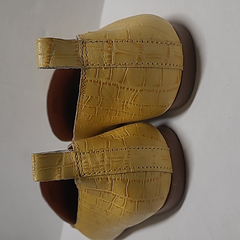 ASOS Yellow Croc-Embossed Loafers for @shoppowell to buy - Picture 3 of 8